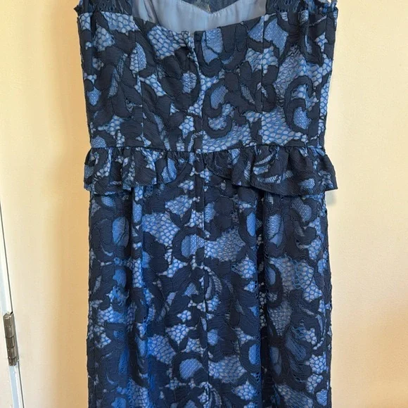 Lilly Pulitzer Kiri lace dress blue periwinkle 2 small - Picture 12 of 12